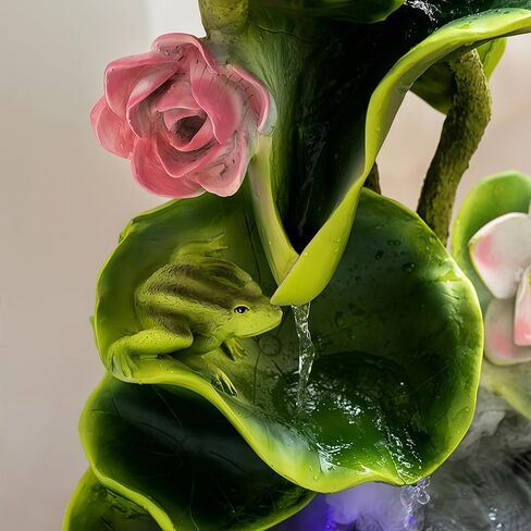 Feng Shui Water Fountain Indoor - Water Fountain Decor for Attract Wealth, Suitable for Yoga, Study, Living Room, Feng Shui Decor & Gifts for Home, Chinese Decor & Gifts, Chinese New Year Decor (C) in Kuwait