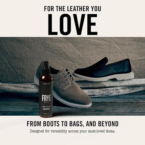 Frye Suede & Nubuck Cleaner: غير سامة وصنع في الولايات المتحدة الأمريكية. نظف واستعادة أحذية Suede & Nubuck والأحذية والسترات والحقائب والمحافظ والمزيد. آمن لأي لون والأبيض in Saudi Arabia