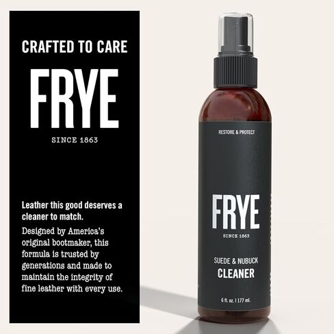 Frye Suede & Nubuck Cleaner: غير سامة وصنع في الولايات المتحدة الأمريكية. نظف واستعادة أحذية Suede & Nubuck والأحذية والسترات والحقائب والمحافظ والمزيد. آمن لأي لون والأبيض in Saudi Arabia