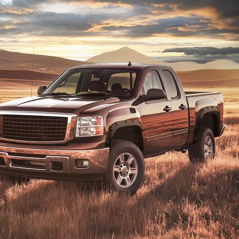 YITAMOTOR Fender Flares Kit Compatible with 2019-2024 Chevy Silverado 1500 (Excl. 2019 LD), Pocket Bolt-Riveted, Paintable Wheel Flares, 4 Pcs in Saudi Arabia