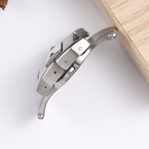 for 100 Series Watch Buckle 316L Stainless Steel Brushed Butterfly 18/21mm Fold Clasp in Saudi Arabia