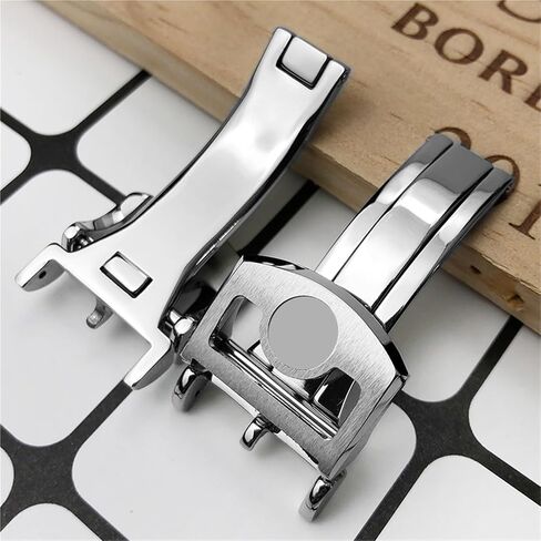 316L Stainless Steel 18mm Deployment Watch Buckle，For Leather Folding Clasp in Saudi Arabia