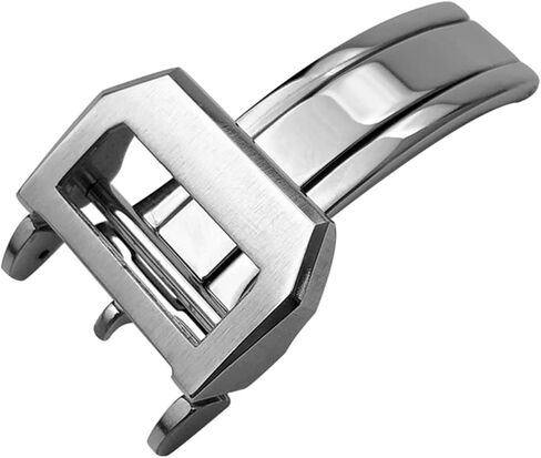 316L Stainless Steel 18mm Deployment Watch Buckle，For Leather Folding Clasp in Saudi Arabia
