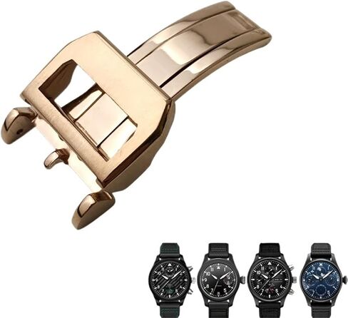 316L Stainless Steel 18mm Deployment Watch Buckle，For Leather Folding Clasp in Saudi Arabia