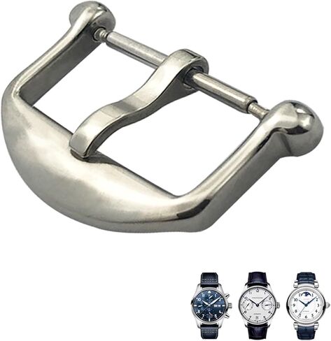 316L Stainless Steel 18mm Deployment Watch Buckle，For Leather Folding Clasp in Kuwait