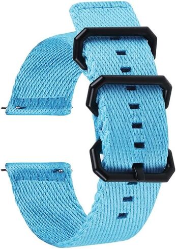 2pcs نطاقات نايلون ، حزام مراقبة سريع القابل للتعديل يتوافق مع 22 مم من أجل التروس S3 in Kuwait