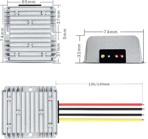 Automatic Voltage Regulator DC-DC 12V/24V (9-36V) to 28V Regulator 91A-10A Regulator 28V Output Voltage: 28V(8A) in Kuwait