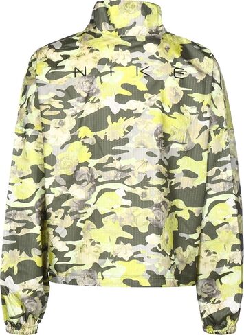 جاكيت Nike Sportswear المنسوج للنساء (كارجو كاكي/جيشي فاتح) مقاس متوسط in Saudi Arabia