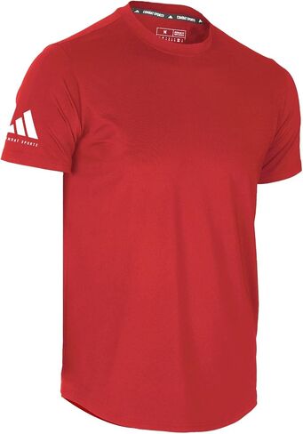 adidas Combat Sports Performance Polycotton Rounded Hem Soft Shirt in Saudi Arabia
