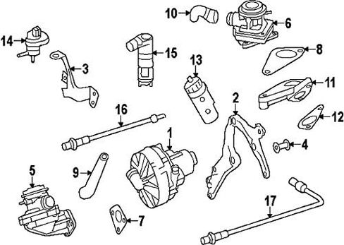 Mercedes-Benz 212 470 27 93, Vapor Canister Purge Solenoid in Kuwait