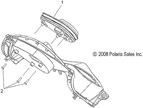 Polaris 2410375 Gauge Gauge Switchback RMK IQ 900 800 600 700 166 159 in Kuwait