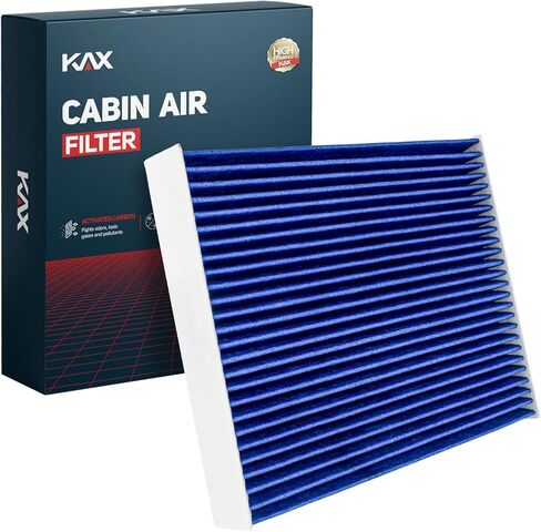 فلتر هواء كابينة KAX، استبدال CF11174 لـ Fusion MKZ 2010 2011 2012، ميلان 2010 2011، مع فلتر هواء مقصورة الركاب بالكربون المنشط، تصفية الغبار وحبوب اللقاح in Kuwait