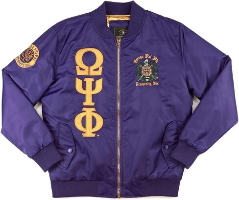 Big Boy Omega Psi/ψ Phi Divine 9 S4 Jacket [Purple - 2XL] - ID#71663 in Saudi Arabia