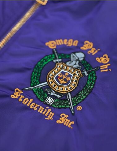 Big Boy Omega Psi/ψ Phi Divine 9 S4 Jacket [Purple - 2XL] - ID#71663 in Saudi Arabia