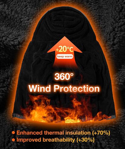 Zity Boys Fleece Jacket Sherpa مبطن هوديي الرمز البريدي لأعلى بلوزات مقاومة للرياح in Saudi Arabia