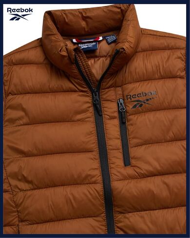 Reebok Boys Puffer Jacket - Midweight Quilted Insulated Winter Coat - Water and Wind Resistant Winter Jacket for Boys in Saudi Arabia
