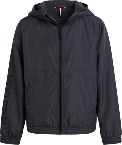 ريبوك بويز سترة Windbreaker - الصوف القطبي خفيف الوزن مبطن ومقاوم للرياح سترة مقاومة للرياح مقاومة للرياح للأولاد in Saudi Arabia
