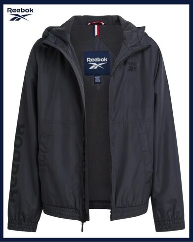 ريبوك بويز سترة Windbreaker - الصوف القطبي خفيف الوزن مبطن ومقاوم للرياح سترة مقاومة للرياح مقاومة للرياح للأولاد in Saudi Arabia