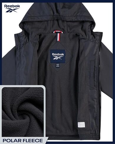 ريبوك بويز سترة Windbreaker - الصوف القطبي خفيف الوزن مبطن ومقاوم للرياح سترة مقاومة للرياح مقاومة للرياح للأولاد in Saudi Arabia