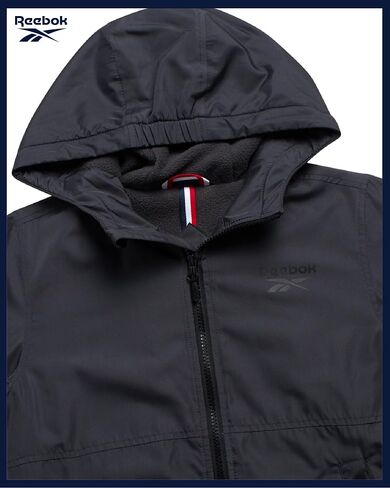 ريبوك بويز سترة Windbreaker - الصوف القطبي خفيف الوزن مبطن ومقاوم للرياح سترة مقاومة للرياح مقاومة للرياح للأولاد in Saudi Arabia