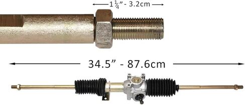 Caltric Rack And Pinion with Tie Rod Ends Compatible with Polaris Rzr 800 Efi 2008 2009 2010-2014 in Saudi Arabia