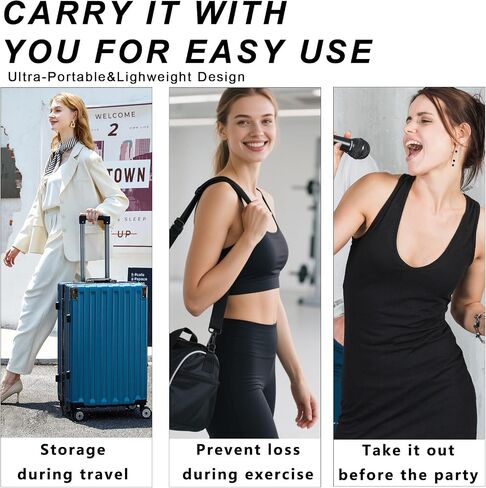 3PCS Mini Travel Jewelry Bag Travel Jewelry Roll Bag with Buckle Foldable Multi Functional Travel Jewelrys Pouch with Buckle Small Jewelry box for Earrings, Rings, Necklaces in Saudi Arabia