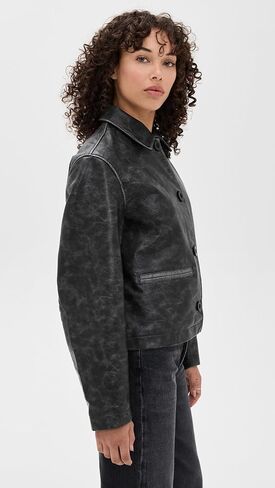 Free People Women's Hera Vegan Leather Jacket in Saudi Arabia