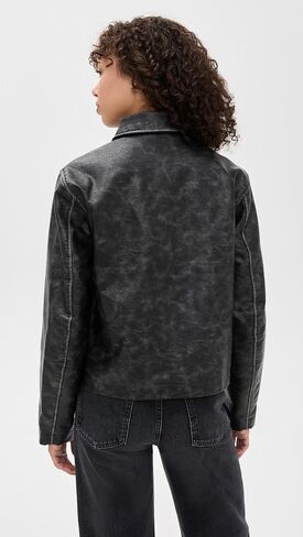 Free People Women's Hera Vegan Leather Jacket in Saudi Arabia
