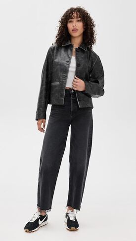 Free People Women's Hera Vegan Leather Jacket in Saudi Arabia
