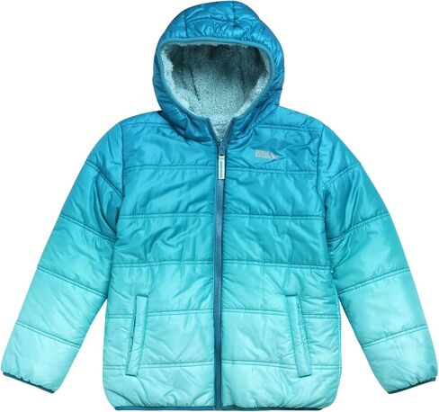 Eddie Bauer Boys' Reversible Jacket - Waterproof Lightweight Fleece Lined Hooded Puffer Coat - Boys Outerwear Jacket (5-20) in Saudi Arabia