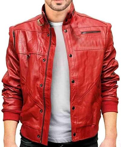 Johnny Lawrence Cobra Faux Leather Jacket in Saudi Arabia