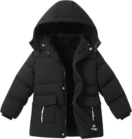 UVIPC 6-12 سنوات أولاد الشتاء معطف الأطفال دافئ سترة الرياح المعاطف المقاومة للمياه منتفخ خارج الملابس in Kuwait