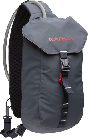 Nathan Limitless 8L Hydration Sling, Two Side Pockets & Small Zipper Stash Pocket for Essential Storage, Breathable & Moisture Wicking in Saudi Arabia