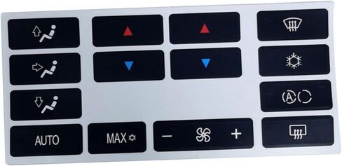 Car AC Dash Button Att Tit Fit for X5 E53 1999-2006 E39 1996-2002 Condition Air Dash Dash Conditive Putticer Presidents accessories accesssities accision in Saudi Arabia