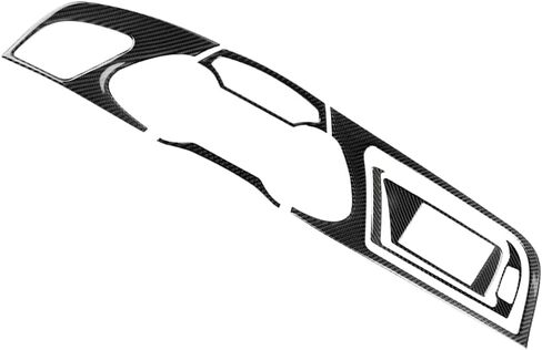 6PCS Carbon Fiber Dash Board Instrument Panel Dashboard Trim Cover Grain Interior Decoration for Audi A4 2009-2010 For A4L 2009-2012, LHD in Saudi Arabia
