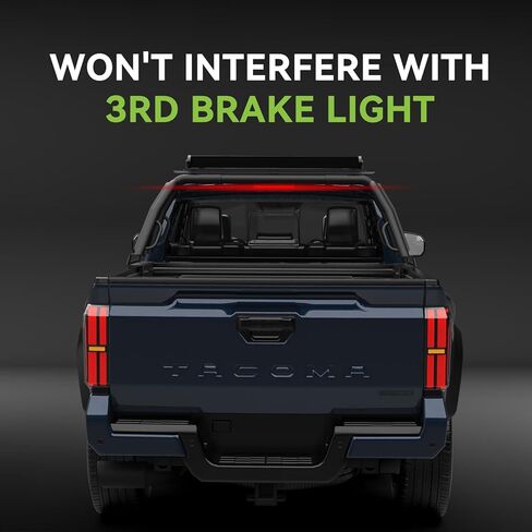 T-rexo Series Sport Roll Bar Compatible with for Tacoma, Ranger, Canyon, Frontier | No Drilling Required | Light Mount | Compatible/Tri-fold/Roll-up/Tri-fold Cover in Kuwait