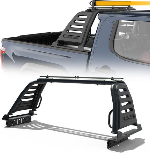 T-rexo Series Sport Roll Bar Compatible with for Tacoma, Ranger, Canyon, Frontier | No Drilling Required | Light Mount | Compatible/Tri-fold/Roll-up/Tri-fold Cover in Kuwait