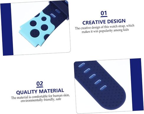 Boys and Girls Watch Strap Comfortable Silicone Wrist Band Mm Fit Adorable Creative for Boy Girl in Saudi Arabia