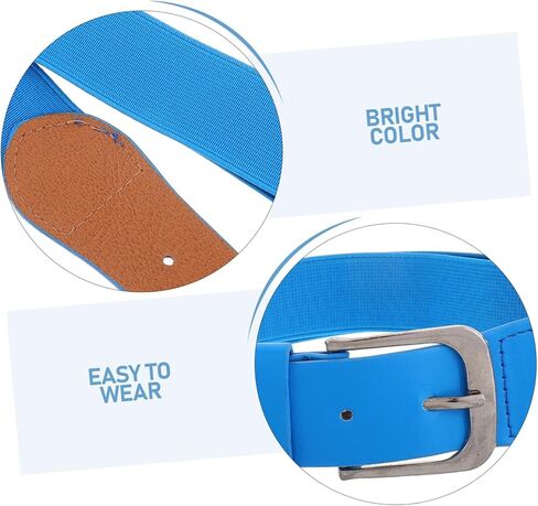 Adjustable Elastic Sports Belt for Outdoor Activities Comfortable Non Slip Unisex Waistband for Men Women and Students for Baseball and Softball Durable Faux in Saudi Arabia