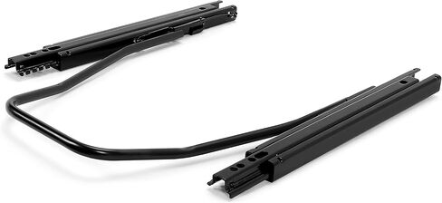 ECOTRIC Universal Seat Sliders Seat Mounting Track, Dual Locking Rails Brackets Kit Most Aftermarket Seats- 1 x Set of Sliders Electrophoresis Black in Saudi Arabia