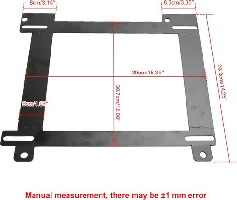 AREYOURSHOP 2X MOUNT RACING BAVER BRACKET ADAPTER TO CHEVY CAMARO 1982-2002 ، for Pontiac Firebird 1993-2002 ، Low Mount Racing/Bucket Seat Bracket in Saudi Arabia