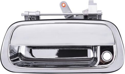 DEAL AUTO ELECTRIC PARTS New 1pc Smooth Black Rear Truck Bed Tailgate Handle With Key Hole Replacement Kit Compatible With 00-06 Tundra in Kuwait