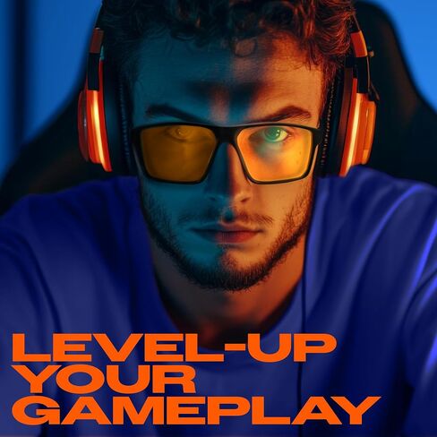 Titan Gaming Glasses, Anti Blue Light Glasses Men, UV400 Protection Blue Light Blocking Glasses for Computer Eye Strain in Kuwait