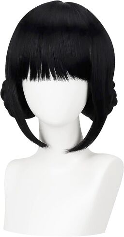 Anime Pop Singer Braid Coplay Wig Purple Red Pink Black Long Short Halloween Costume Wigs Adult Women Braid Hair Prop (Pink) in Saudi Arabia