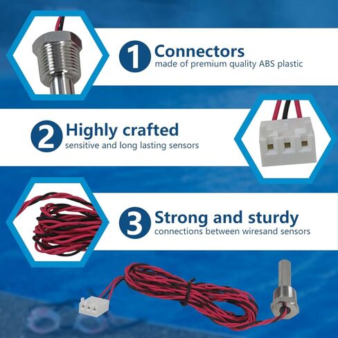 استبدال مستشعر الثرمستور لـ Hayward FDXLTER1930 Thermistor Universal H-Series نماذج سخان تجمع النيتروجين المنخفض in Kuwait