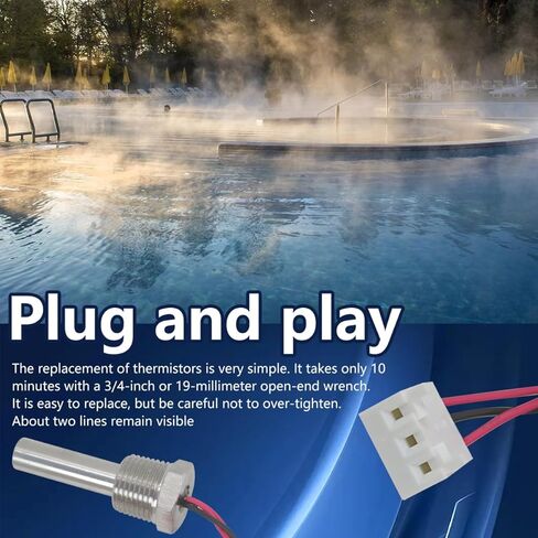 استبدال مستشعر الثرمستور لـ Hayward FDXLTER1930 Thermistor Universal H-Series نماذج سخان تجمع النيتروجين المنخفض in Kuwait