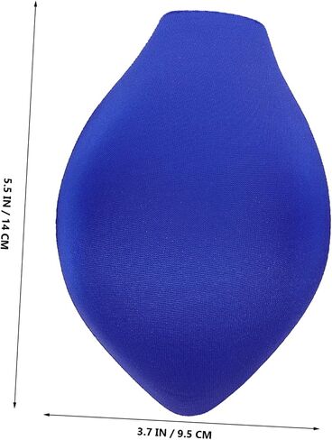 BESPORTBLE 2pcs Bulge Underwear Pad for Boardshorts Pouch Swim Shorts Cup Pad 3D Design Polyester One Size Fits Blue in Saudi Arabia