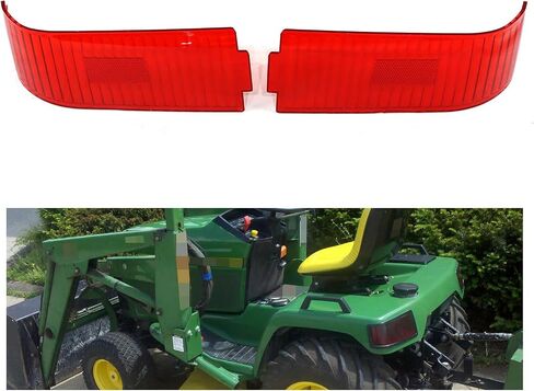 Tail Light Kit Compatible with John Deere 415 425 445 455 Red Lens w/o Bulb Replacement for M116504 M116505 M116132 M116133 in Saudi Arabia
