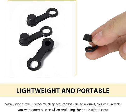8 PCS Car Brake Bleeder Screw Caps, Rubber Caliper Nipple Waterproof Dust Stem Covers, Universal Auto Grease Zerk Fitting Cap Replacement for Cars, Motorcycles, Bicycles (Style A) in Saudi Arabia