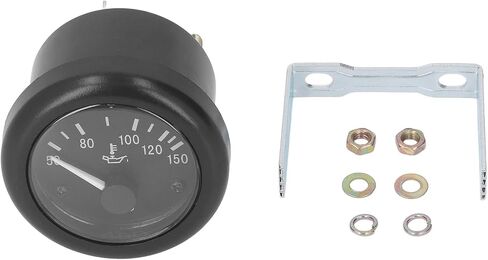 Focket Oil Temperature Gauge, 52mm 50-150°C ABS with Sensor for Marine Instrument for Motor Cars (12V) in Kuwait